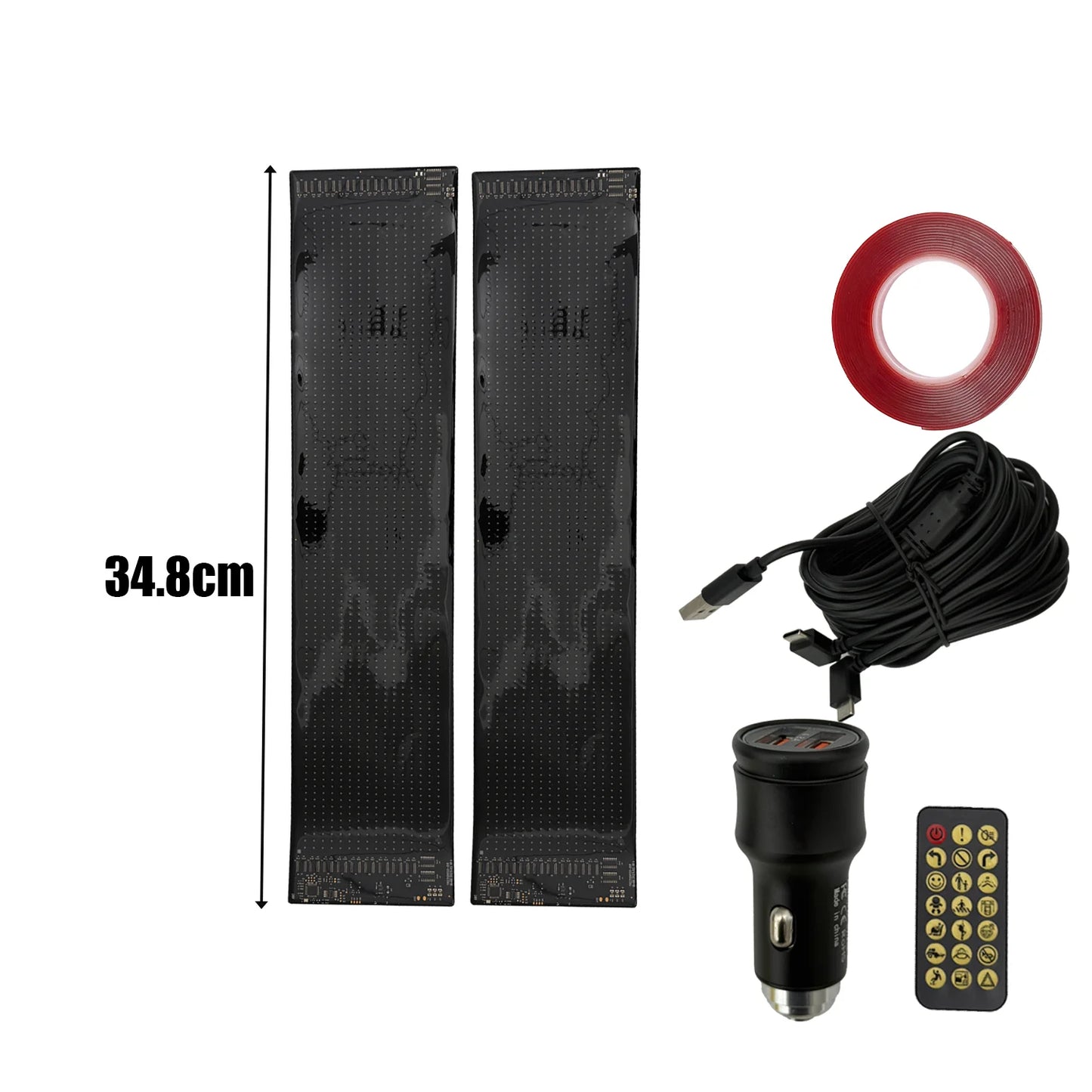 Écran LED voiture programmable APP effet œil diable