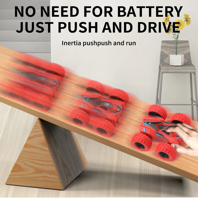 Voiture cascade double face incassable à inertie jouet enfants