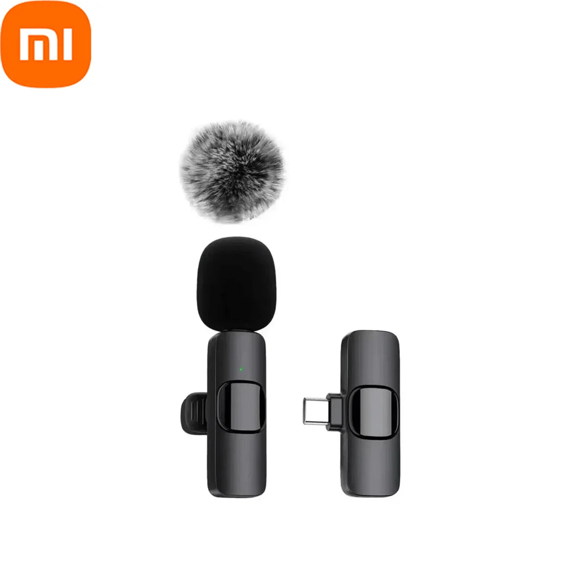 Xiaomi – Mini Wireless Portable Lavalier Microphone, for Live Streaming, Game Audio and Video Recording, iPhone and Android