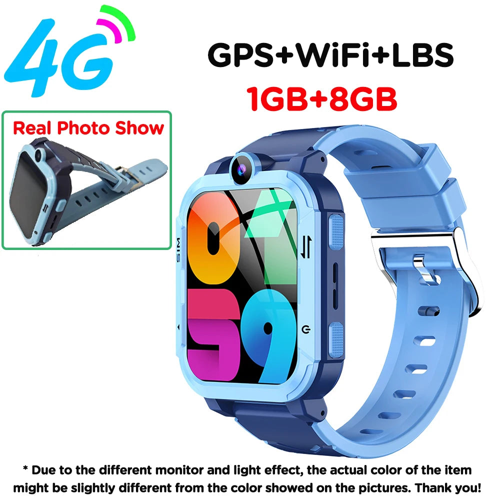 4G enfants montre intelligente GPS WiFi Tracker localisation appel vidéo SOS appel retour moniteur téléphone montre enfants Smartwatch garçon fille cadeaux