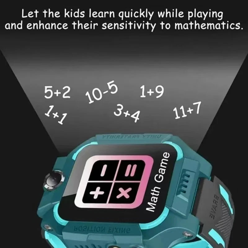 Montre intelligente enfant 4G GPS SOS étanche caméra