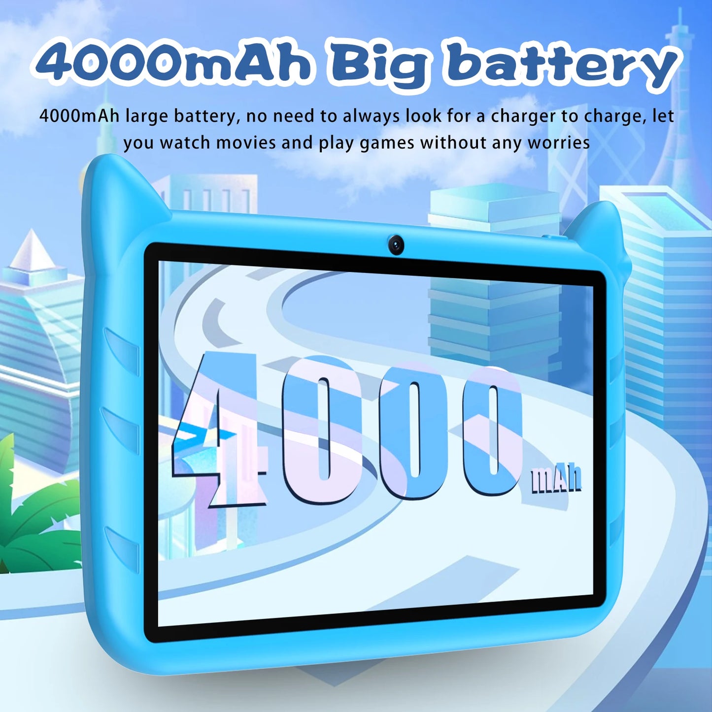 Tablette éducative 7” BDF 4Go RAM 64Go Jeux Apprentissage