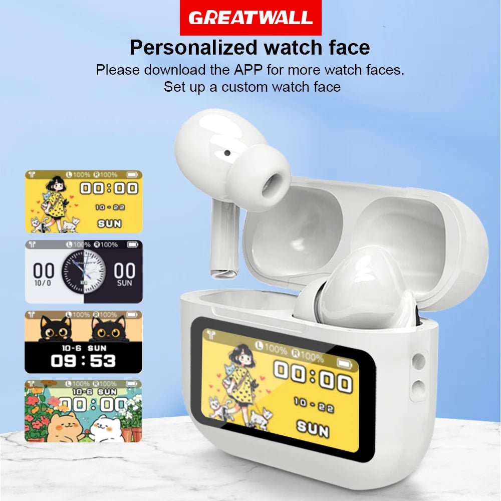 GREATWALL Airs Pro Écouteurs Bluetooth ANC HiFi Étanches
