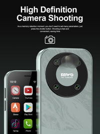 SERVO KING9000, petit téléphone portable Smartphone, écran HD 3.0 