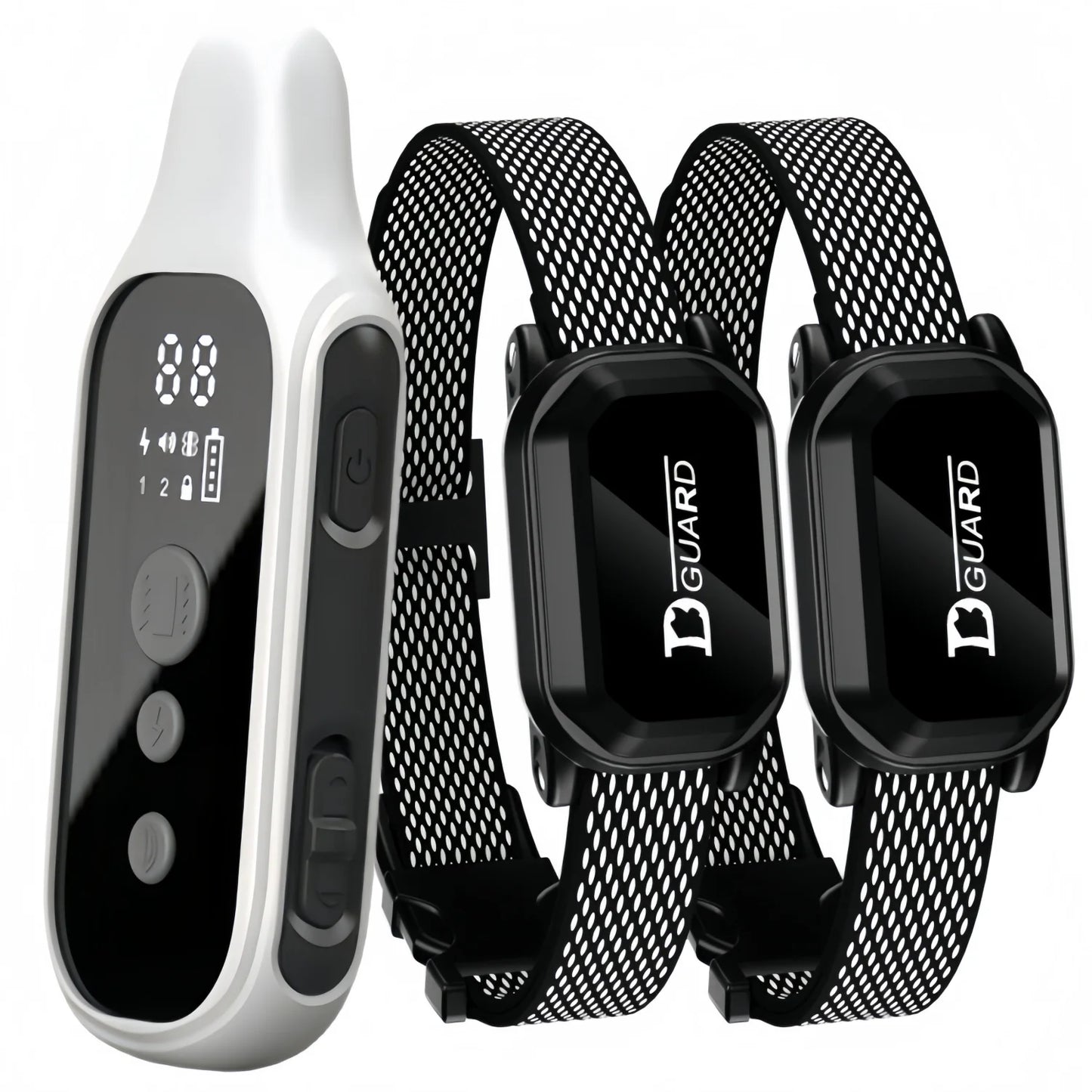 Collier électronique chien toutes tailles 800m étanche LCD choc vibration