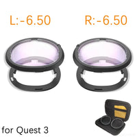 Lentilles VR Quest 3 monture magnétique myopie anti-bleu