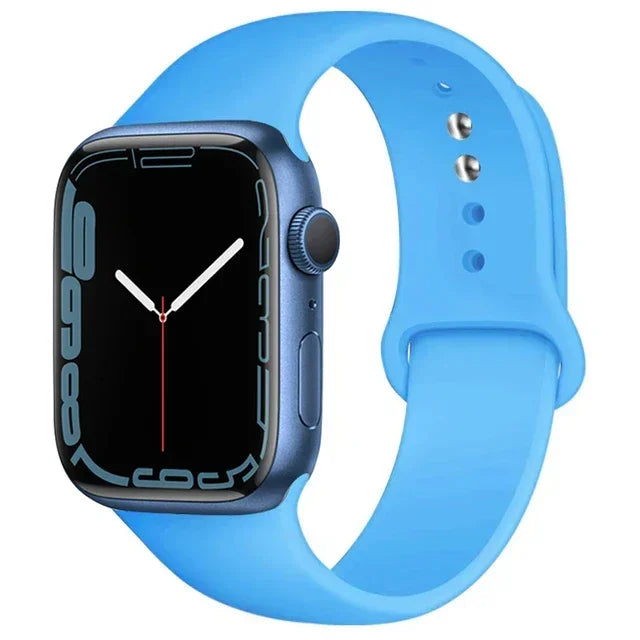 Bracelet silicone sport pour Apple Watch séries 5 à 11.
