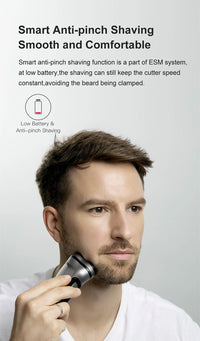 Rasoir Électrique ENCHEN Blackstone Lame 3D Flottante USB