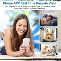 Caméra de surveillance X5Mini 1080P sans fil vision nocturne portable