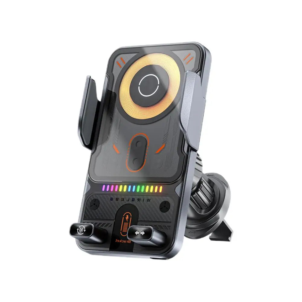 Support téléphone voiture charge rapide induction 15W