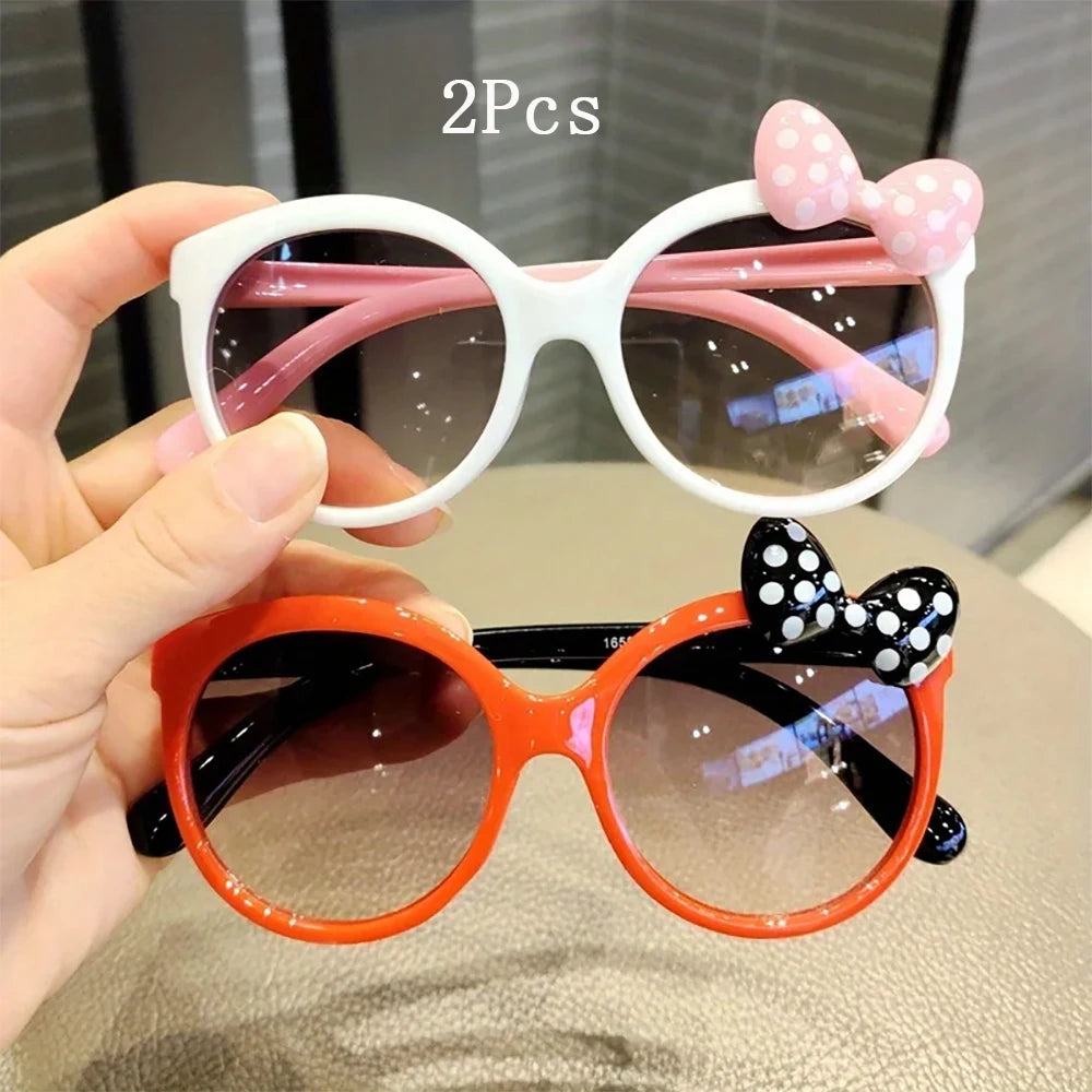 1-2 pièces AdTosdocument nuit lunettes de soleil arc décor grand cadre adolescent garçons filles fête en plein air vacances voyage lunettes de soleil pour enfants