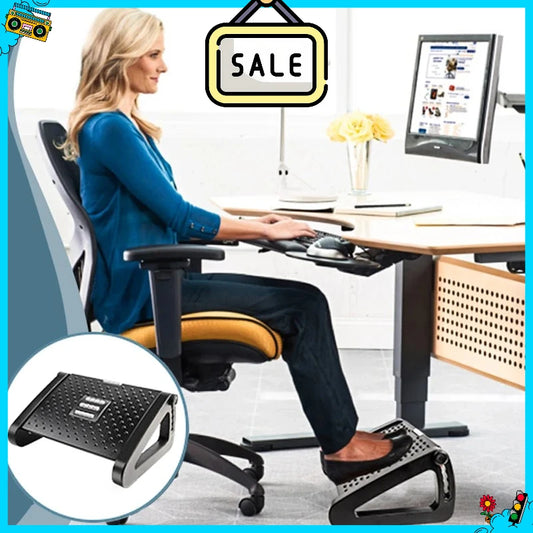 Repose-pieds sous bureau massage soutien jambes ergonomique