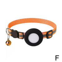 Collier et étui de protection GPS pour chat avec cloche