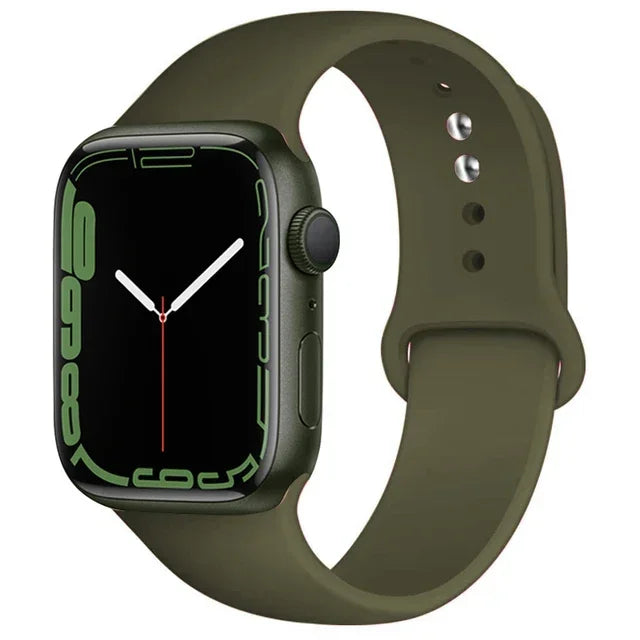 Bracelet silicone sport pour Apple Watch séries 5 à 11.