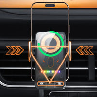 Support téléphone voiture charge rapide induction 15W