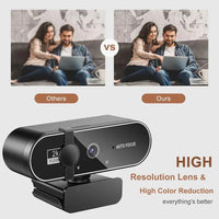 Webcams 4K USB caméra Web avec Microphone Autofocus 2K caméra PC ordinateur portable Streaming en direct 1080P Webcam pour les appels vidéo