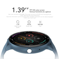 Montre connectée sport homme Bluetooth étanche tactile