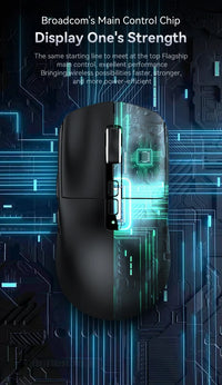 Souris gaming sans fil X6 Bluetooth 2.4G haute précision