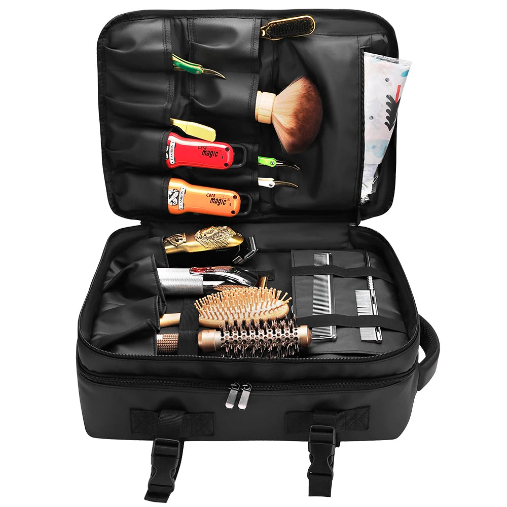 Sac de rangement de Salon professionnel pour barbier, sac de voyage multifonctionnel à sangle réglable, sac à dos pour outils de Salon de coiffure