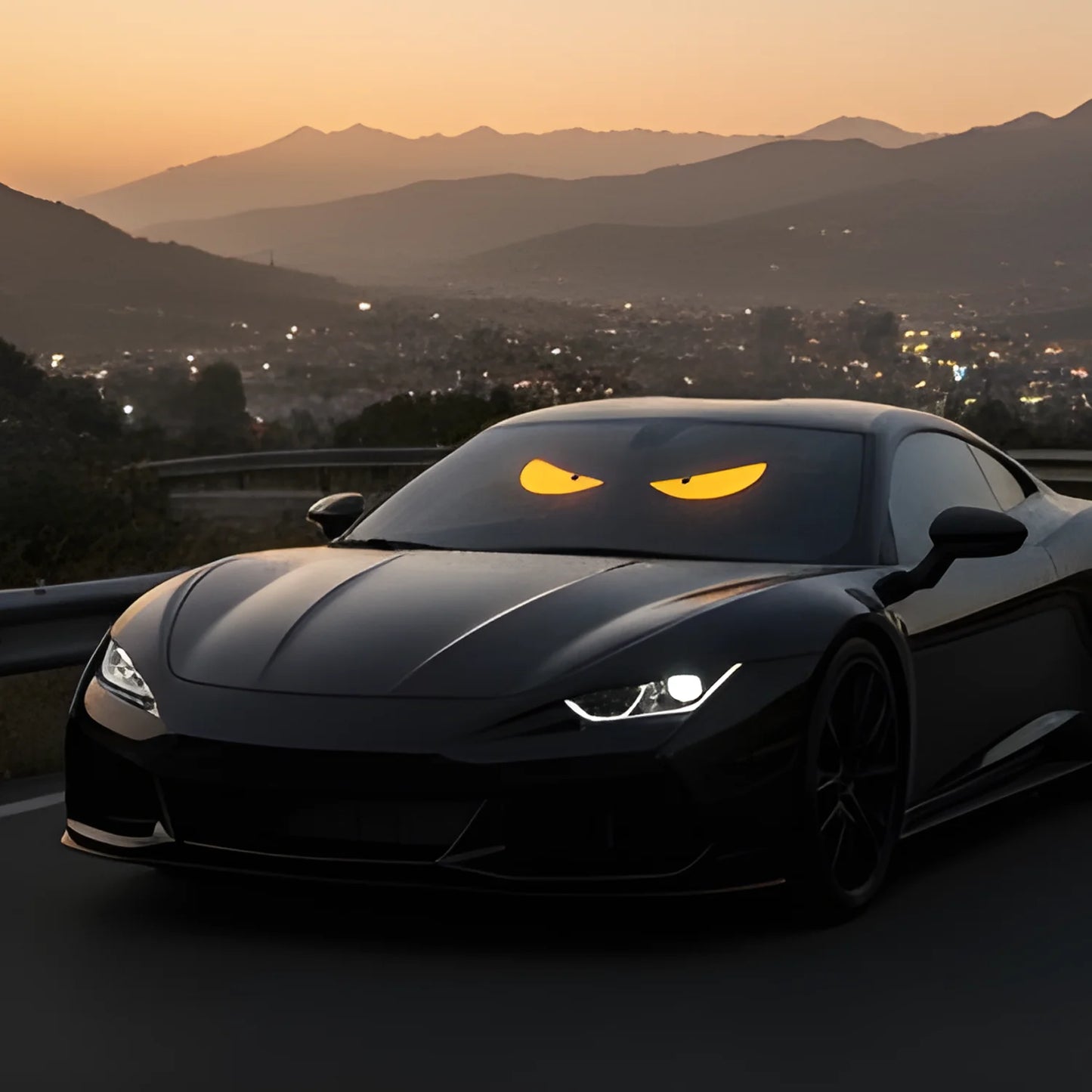 Écran LED voiture programmable APP effet œil diable