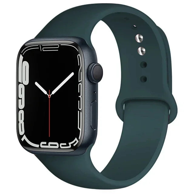 Bracelet silicone sport pour Apple Watch séries 5 à 11.