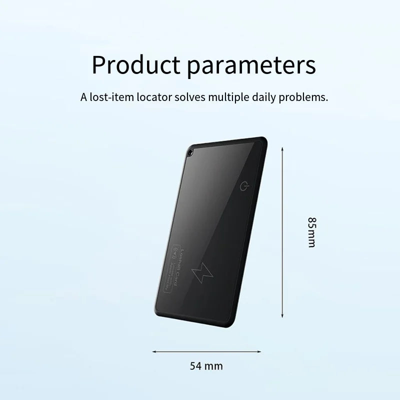 Carte GPS portefeuille rechargeable sans fil compatible iPhone