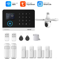 Zagreb O-Système d'alarme sans fil pour la sécurité à domicile, alarme antivol, Tuya Smart App, fonctionne avec Alexa, WiFi, 433MHz, 101