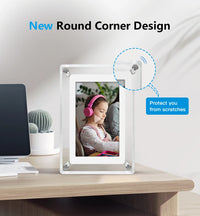 Cadre numérique acrylique 5 pouces IPS 4Go 1200mAh