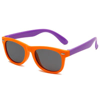Lunettes de soleil classiques en Silicone pour enfants, UV400, pour garçons et filles, TR90, Protection UV