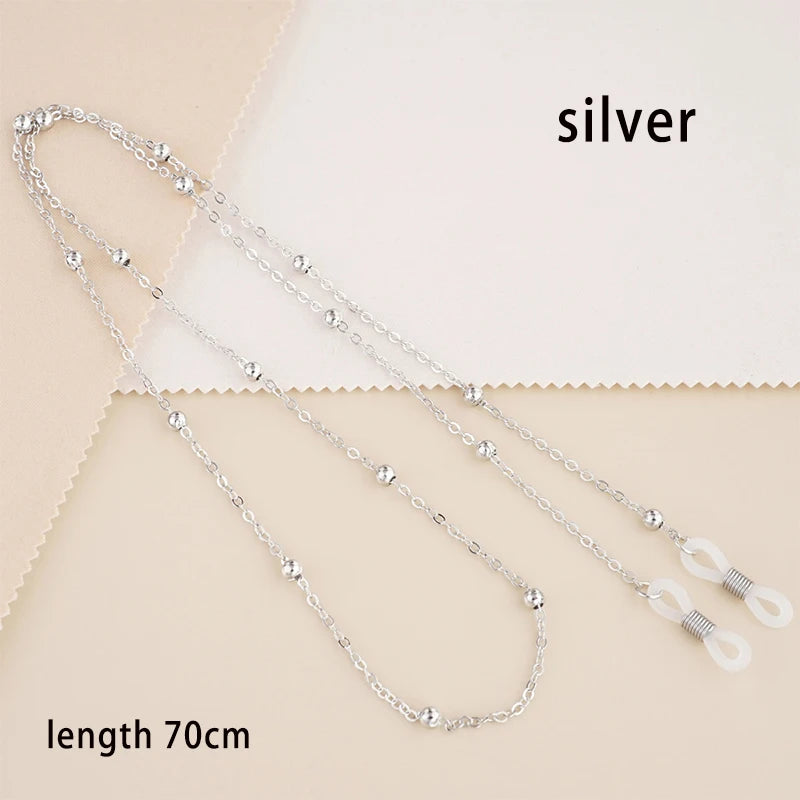 Eyeglass chain accessory sunglasses cord glasses decoration strap prevent loss mask decoration necklace chain