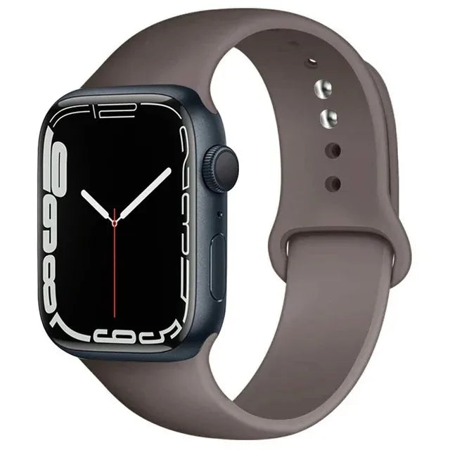 Bracelet silicone sport pour Apple Watch séries 5 à 11.