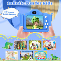 Appareil Photo Enfant Double Caméra 48MP 1080P Jeux Intégrés