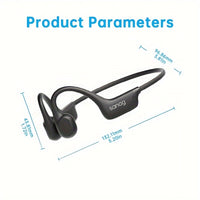 Casque Sport SANAG B21S Conduction Osseuse Bluetooth 5.4 Bass Puissant