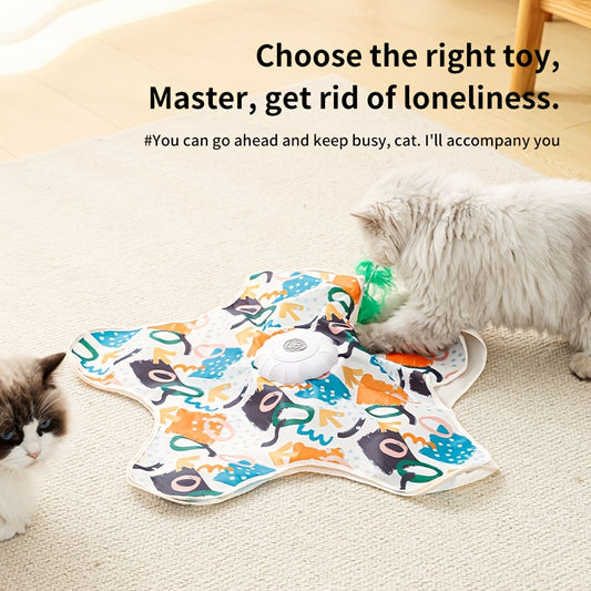 Robot jouet chat intelligent 360° chasse silencieuse autonome ABS