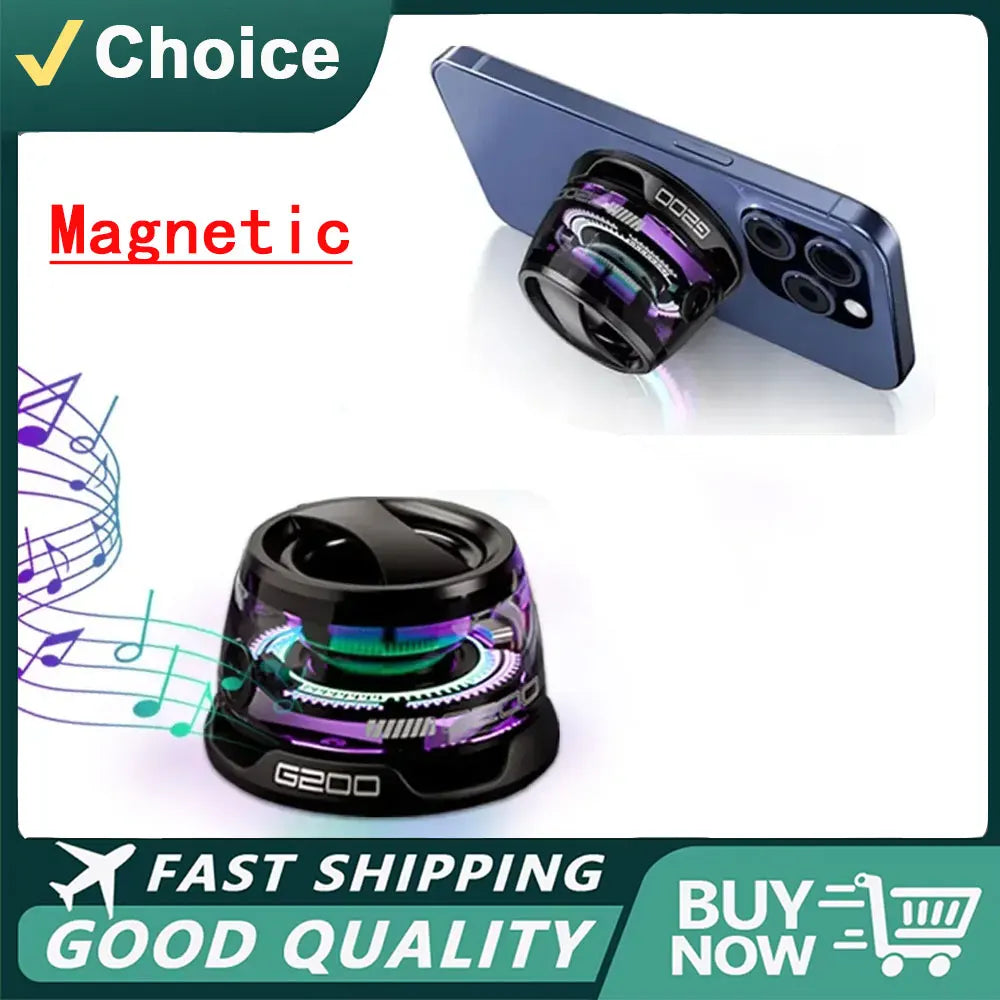 Enceinte Bluetooth G200 RGB Magnétique BT5.3 7h