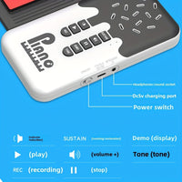 Piano clavier électronique pliable 49 touches rechargeable USB débutants