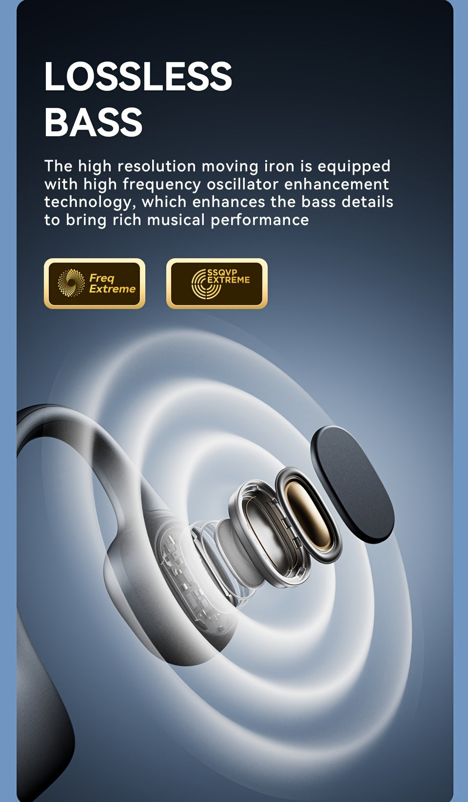 Casque Sport SANAG B21S Conduction Osseuse Bluetooth 5.4 Bass Puissant