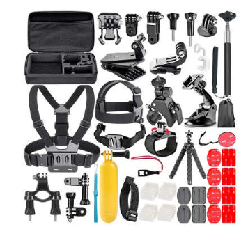 Ensemble de neuf accessoires pour caméras sportives