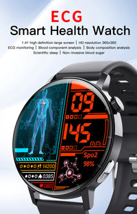 Montre connectée ECG glycémie sans prélèvement analyse sanguine