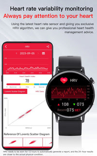 Montre connectée ECG glycémie sans prélèvement analyse sanguine